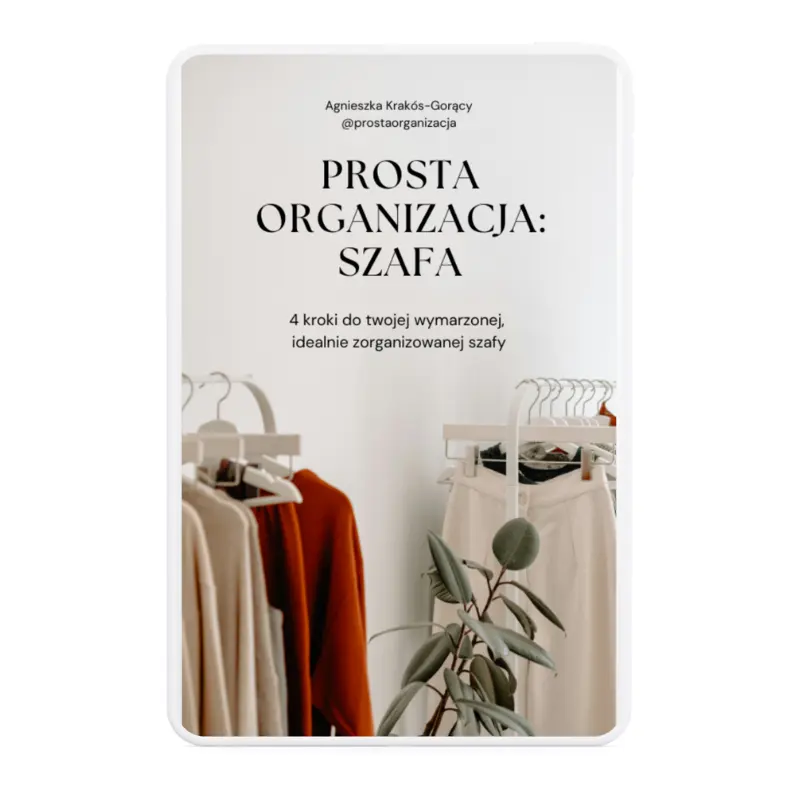 Prosta organizacja szafa